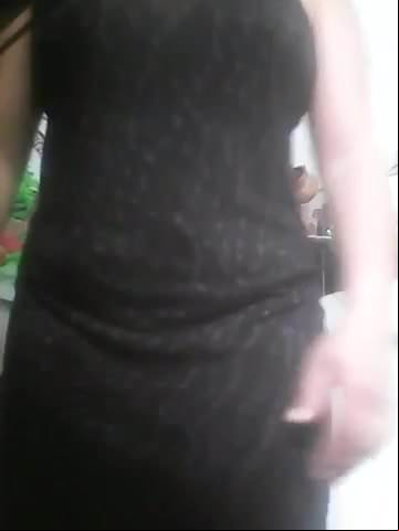 Tattooed busty babe on webcam