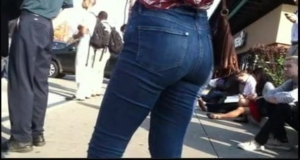 Denim video edit (Candid Teen Tight Ass Jeans)